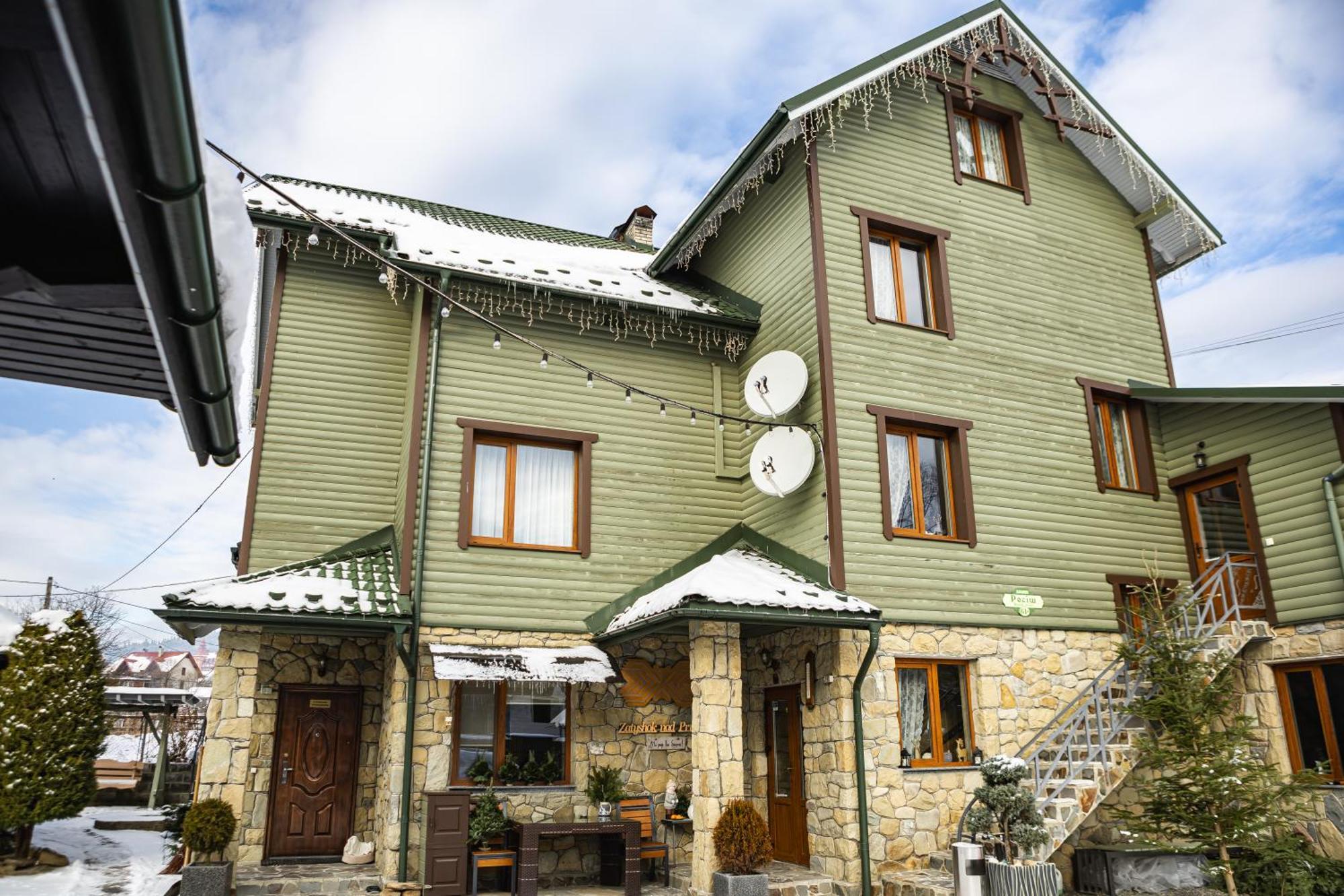 Hotel Zatyshok Nad Prutom Bukovel Esterno foto